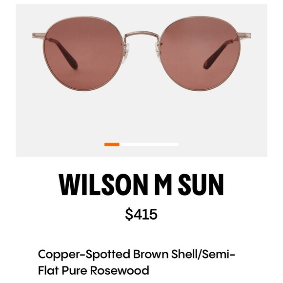 COPY - Garrett Leight Wilson Sunglasses - Picture 1 of 4